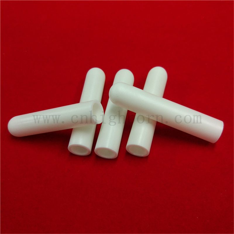 YSZ YTTRIA STABILISE TUBE CERAMIQUE DE ZIRCONIE avec une extrémité fermée