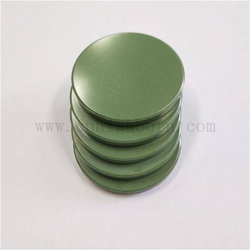 Disque céramique stabilisé zircone ZRO2 stabilisé en yttrium vert personnalisé