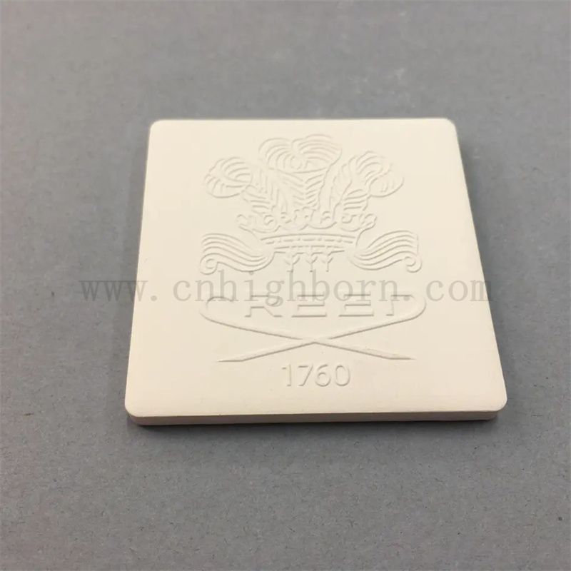 Féditeur de géomatique de gypse de gypse de logo personnalisée Plaque de diffuseur d'huile essentielle