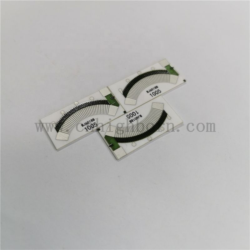 PCB détecteur de niveau d'huile automobile multicouche PCB 96% Alumine Cérame de carburant Capteur Circuit de film épais Res Résistance