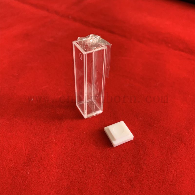 cellule en verre d&eacute;poli