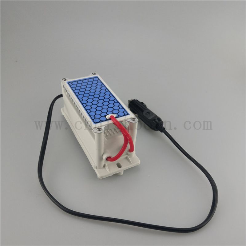  Purification d'air Plate en céramique portable 12V 5G / HR Module de générateur d'ozone Ozonizer