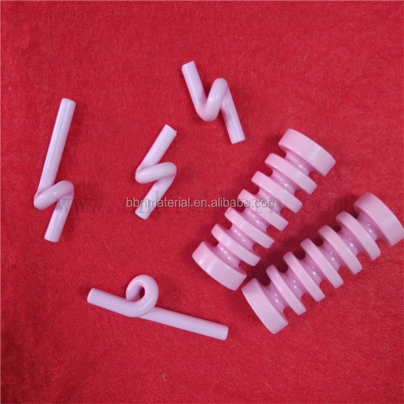 99% ivoire AL2O3 Alumine Céramic Yarn Guide textile Guides en queue de cochon en céramique