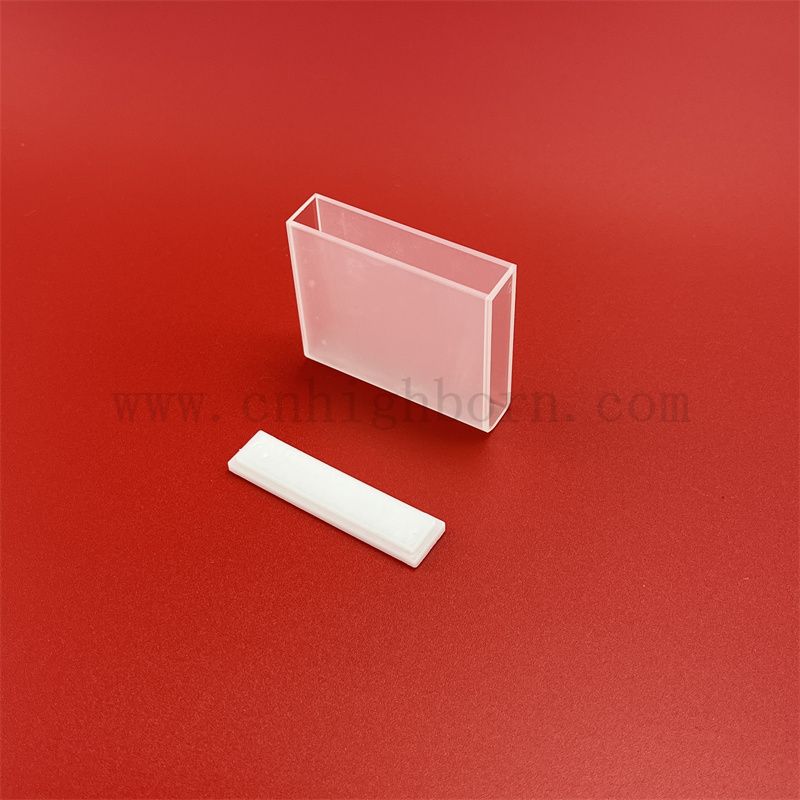 Couvette d'échantillon fluorescent de laboratoire CUVETTE 17,5 ml Q / G108 Cellule en verre de quartz