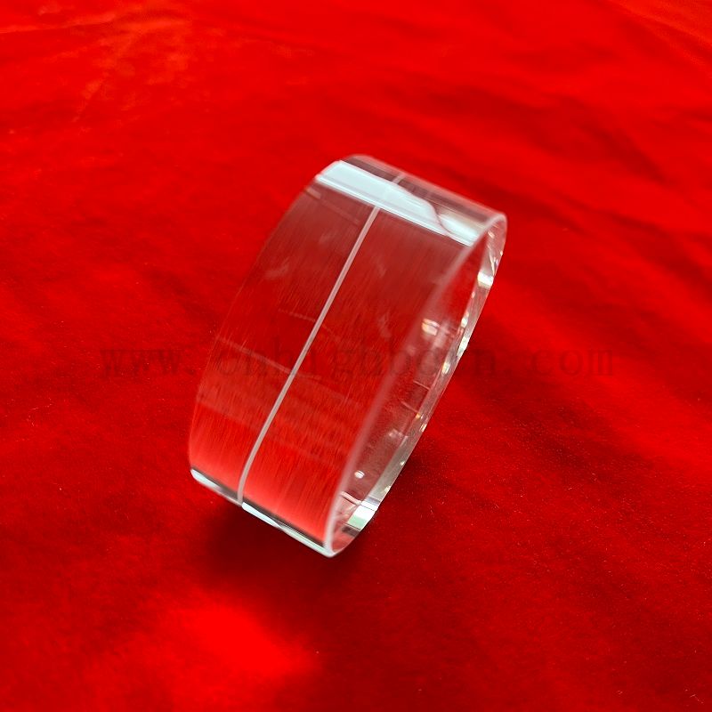 Plaque de verre de silice de silice transparent de grande taille personnalisée de haute qualité