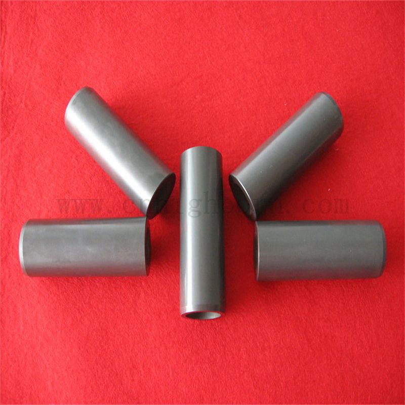 Bulle de carbure de bore gris foncé personnalisé tube en céramique B4C pour le sable