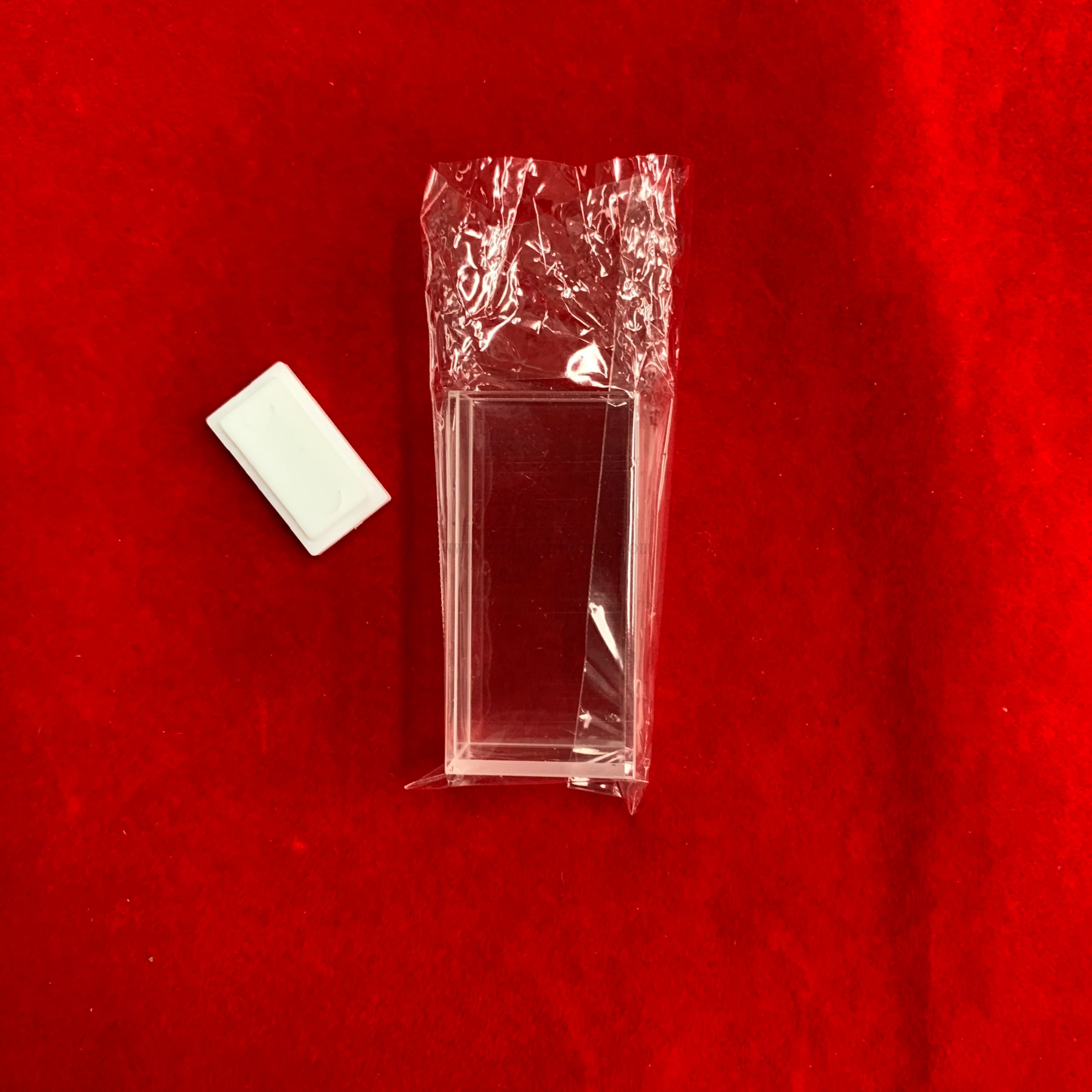 Spectrophotomètre transparent en verre optique à la cuve de quartz à cvette en verre à la cuve en verre avec couvercle