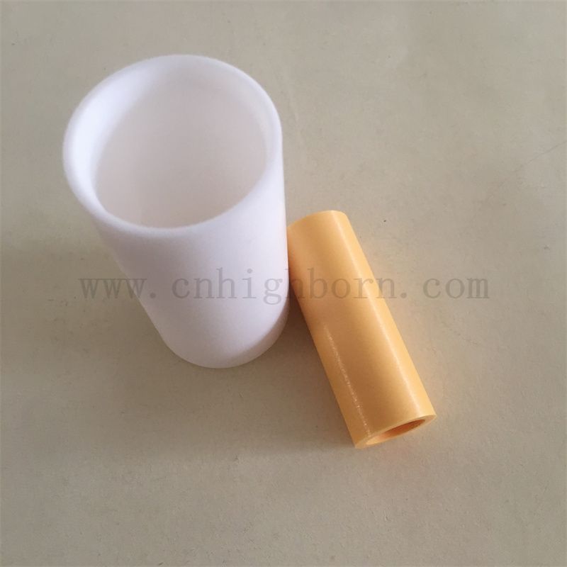 Tubes de zircone MgO personnalisés stabilisées partiellement ZRO2 Pipes en céramique