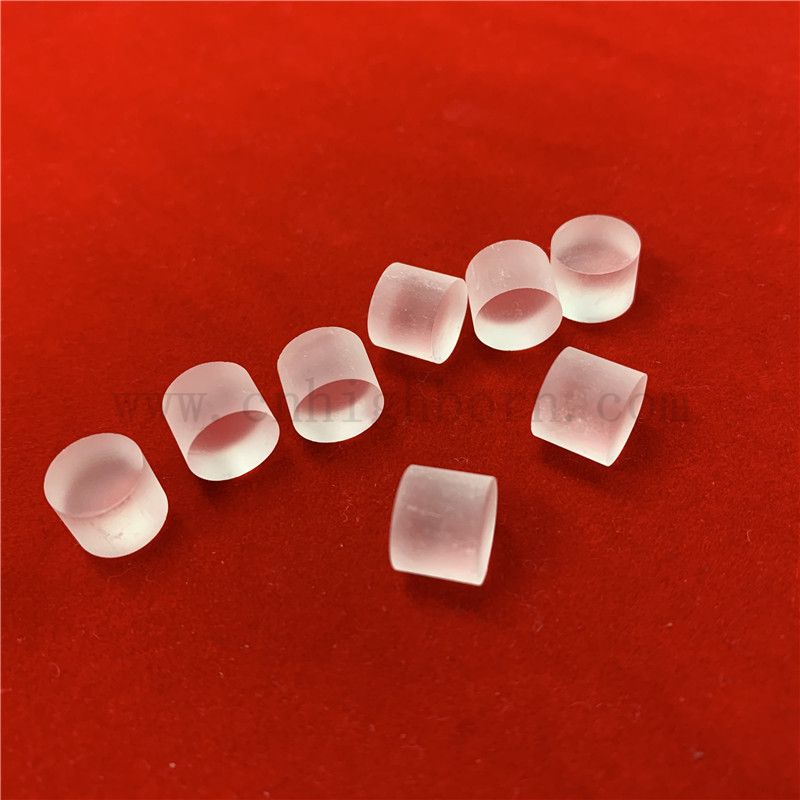 Bielle en verre de quartz de silice fusionnée sable à petite taille