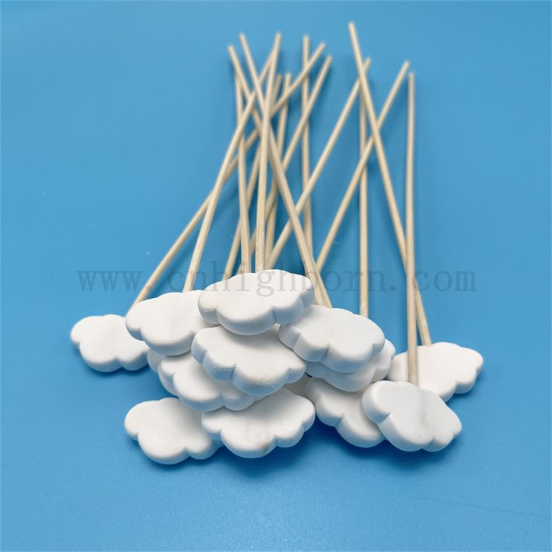 Formes 3D en céramique parfumé personnalisées non parfumées en plâtre Pierre de parfum avec arôme roseau de diffuseur