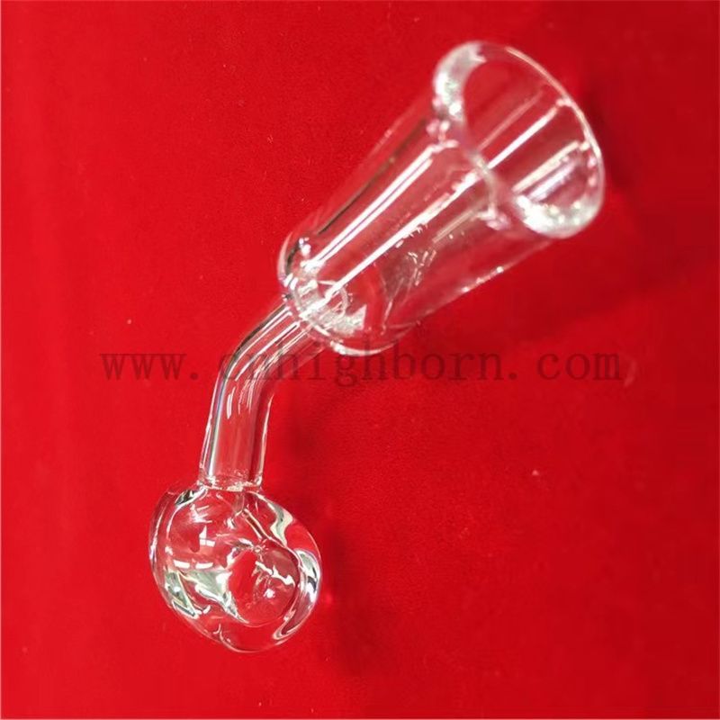 Résistance à haute température inclinée et bangeur en verre de silice fusionné haut de quartz