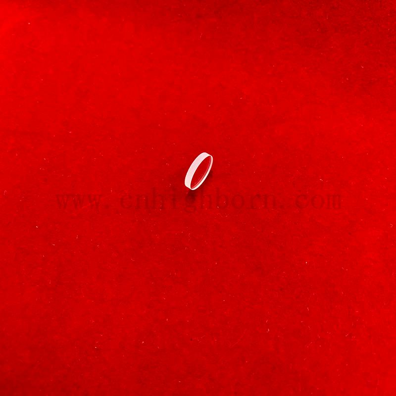 Fenêtre de visualisation en verre de quartz optique à haute température à haute température