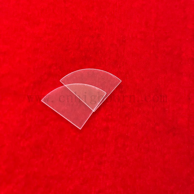 Fenêtre UV de silice fusionnée transparente Plaque en verre de quartz