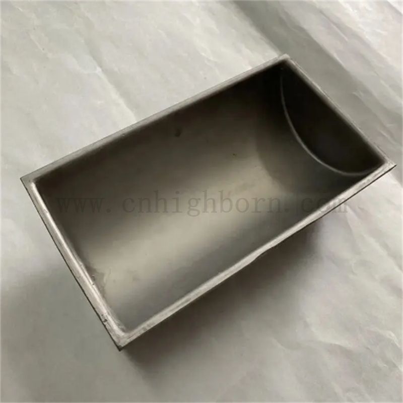 Résistance à haute température Silicon Carbide Sic en céramique Boat Crucible 