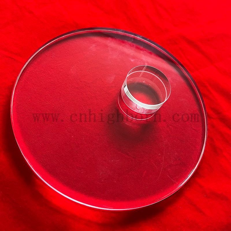 Fen&ecirc;tre ronde en quartz transparent