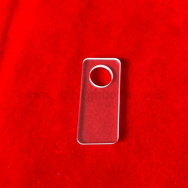 Plaque de verre en verre transparent Plate de silice de broyage de silice