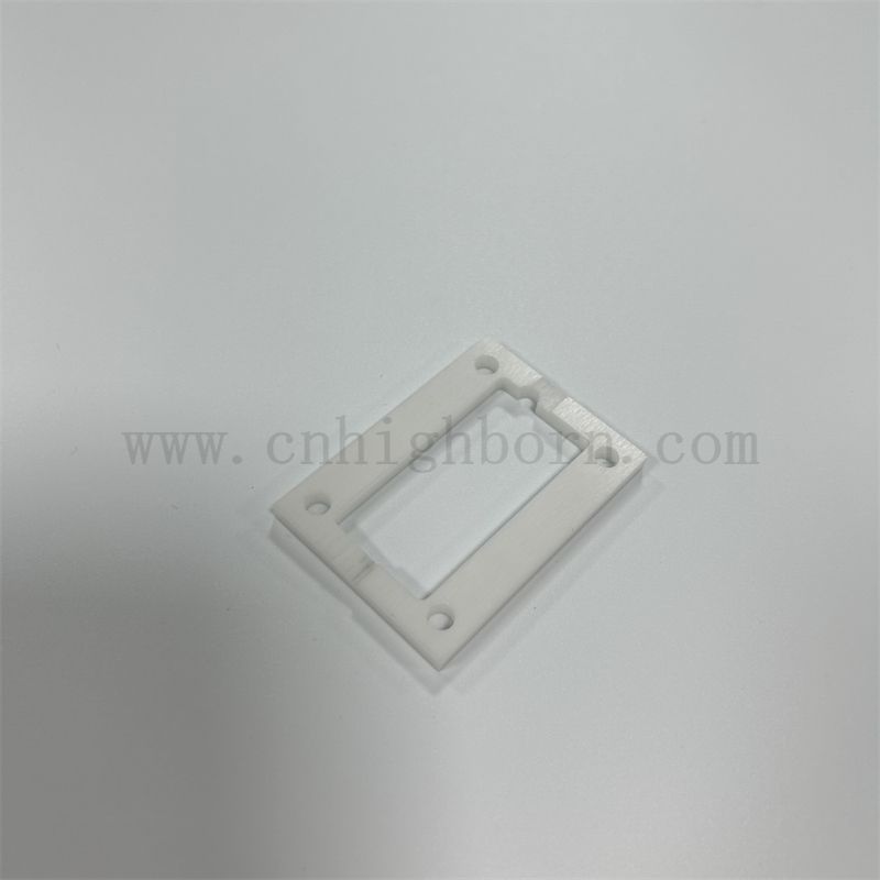 Isolant zircone bloc irrégulier de surface de polissage blanc zro2 plaque en céramique