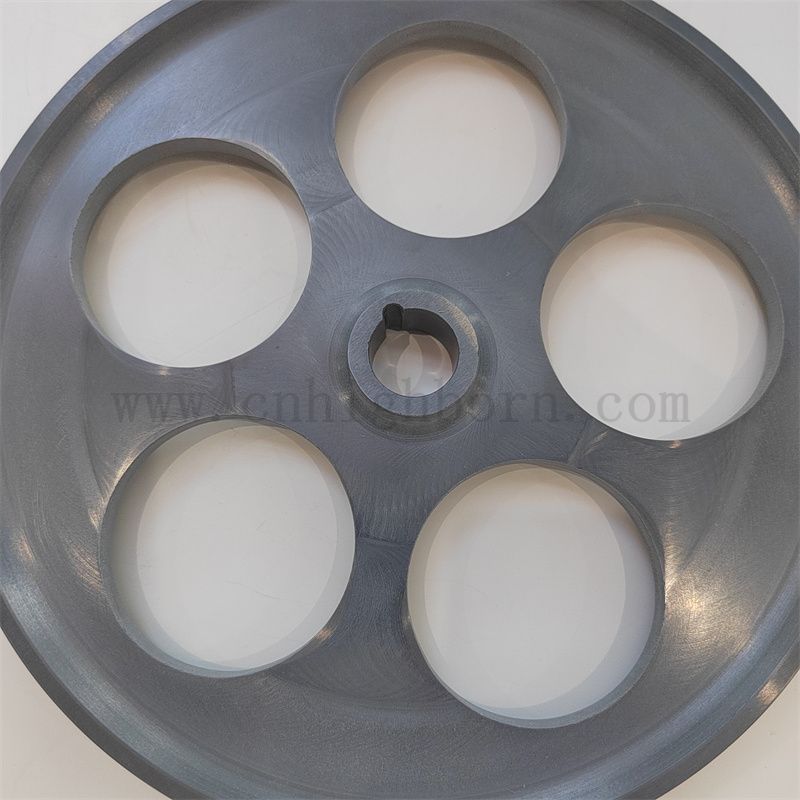 Bouclier thermique au nitrure de silicium Disc céramique SI3N4 Pièces en céramique pour le four d'hydrogénation