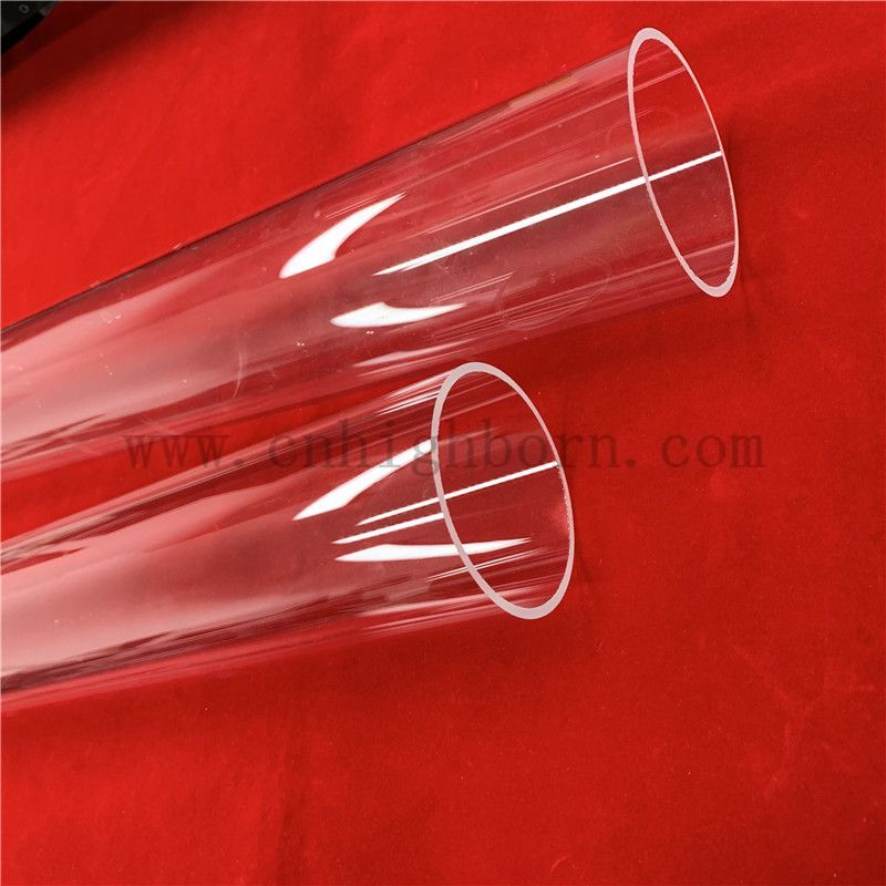 tube de quartz transparent