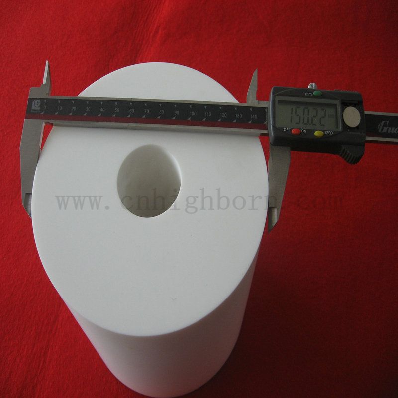 Partie en céramique en verre machinable personnalisée Pipe MGC de tube Macor pour l'industrie