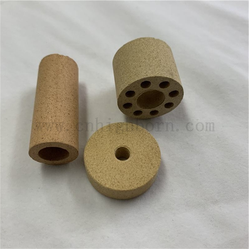 Résistance à haute température Corderite Ceramic Chouffage Tube
