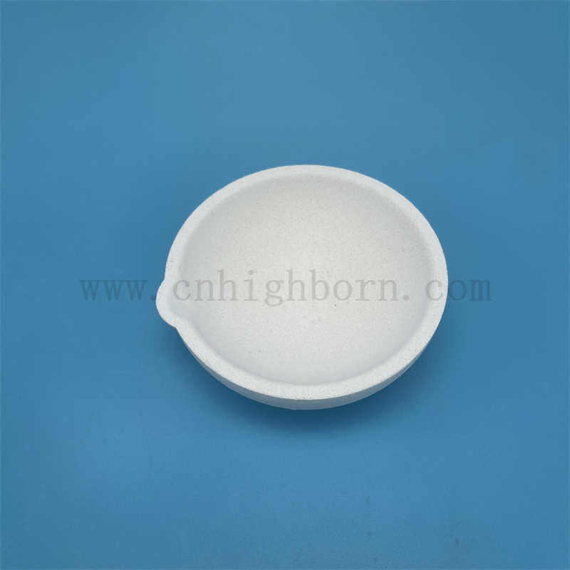 Melting Gold Platinum Fused Silica Dish Quartz en céramique Bol en céramique