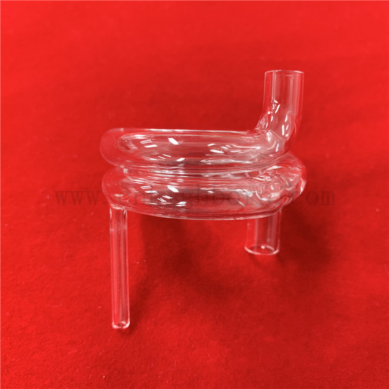 Pipe de verre de silice fondu en verre de silice fusionné