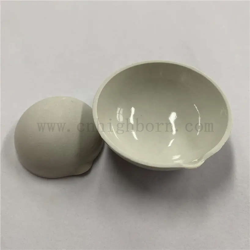 Stock de 60 mm de laboratoire en porcelaine vitrée en céramique volamique 