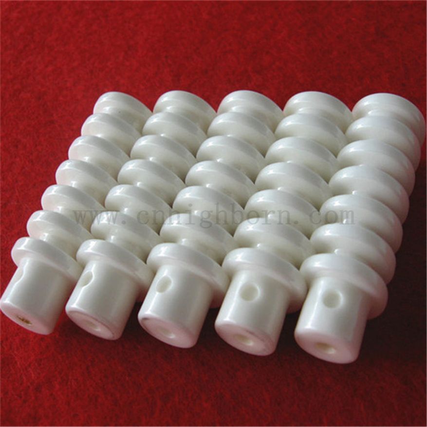 Zircone à grande usure Résistant Polie zircone textile rainuré en céramique Guide de fil Eyelettes