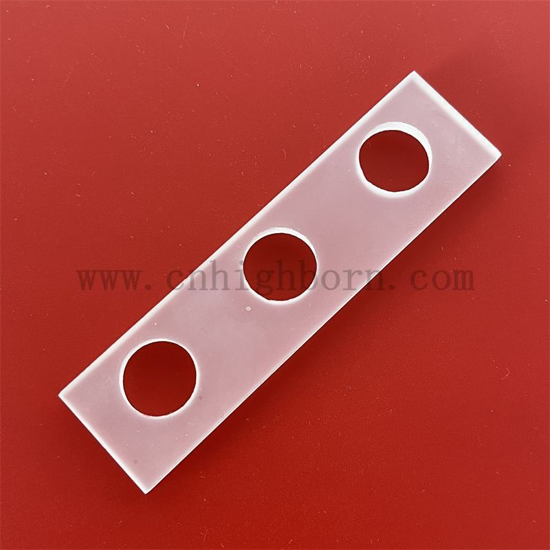 Rectangle de quartz givré rectangle de chaleur