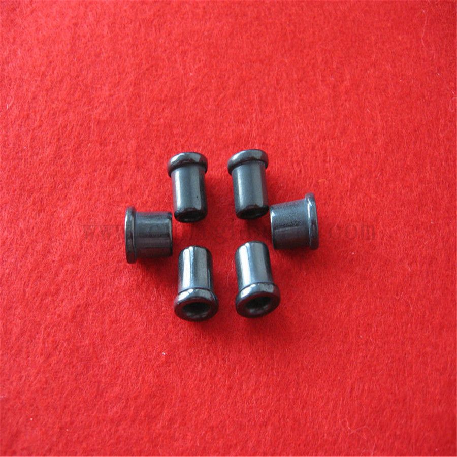 Polissage noir textile titania guide de fil en céramique machinerie textile en céramique