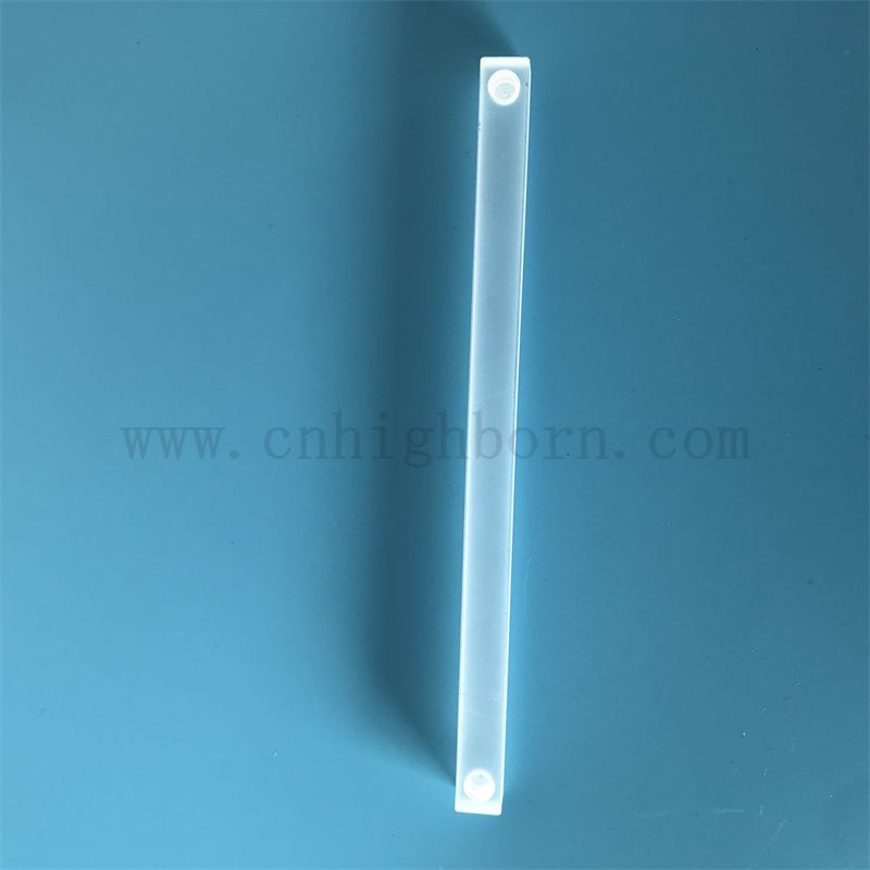 barre de quartz translucide