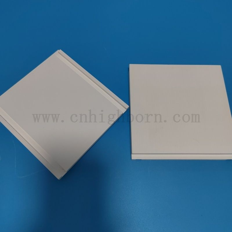 Plaque de nitrure de bore de placage en céramique court avec rainures