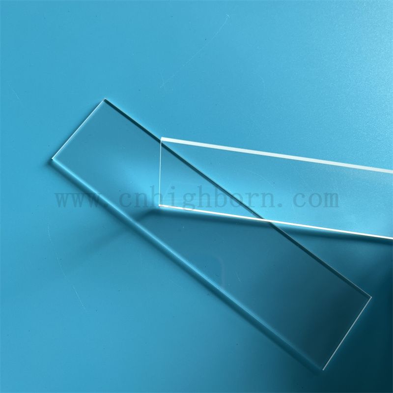 Panneau de verre de silice fusionné à la pureté haute pureté pour UV