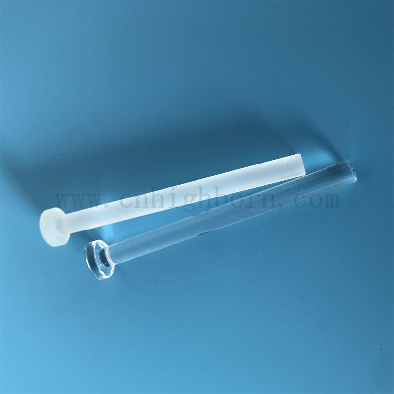 Résistance à la chaleur personnalisée fabricant de quartz barre de verre à barre de silice