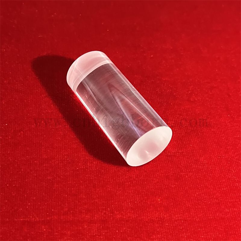 Résistance à la chaleur Transparent Bar de quartz à tige de verre de silice fondu