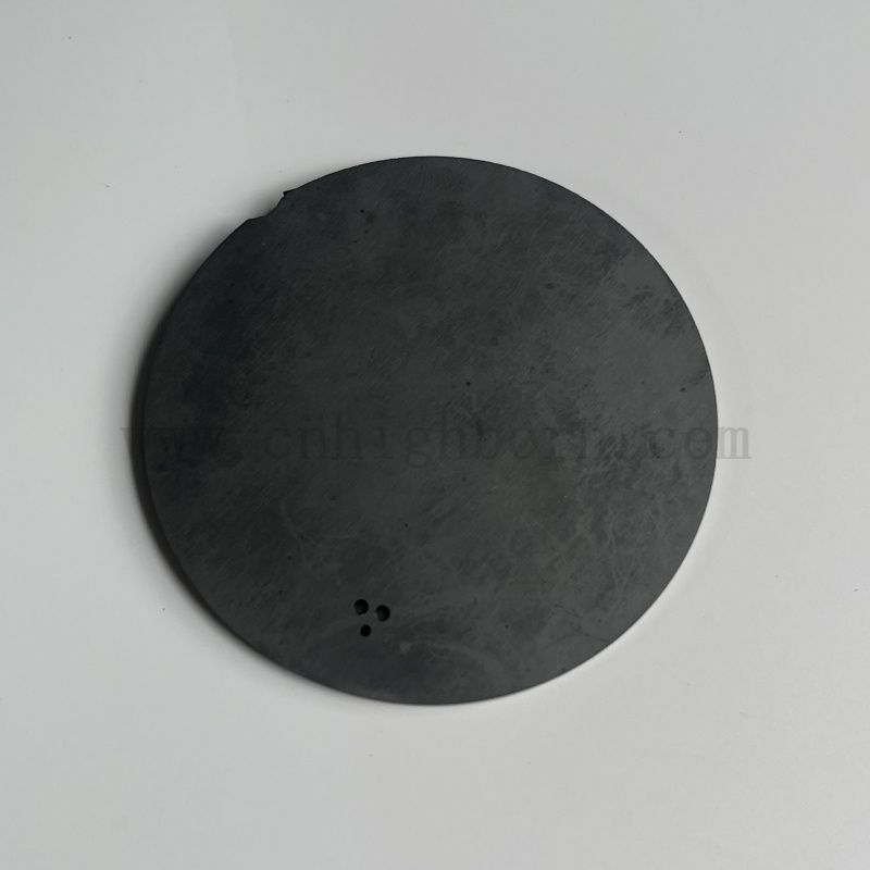 Disque rond en céramique SIC en carbure de silicium