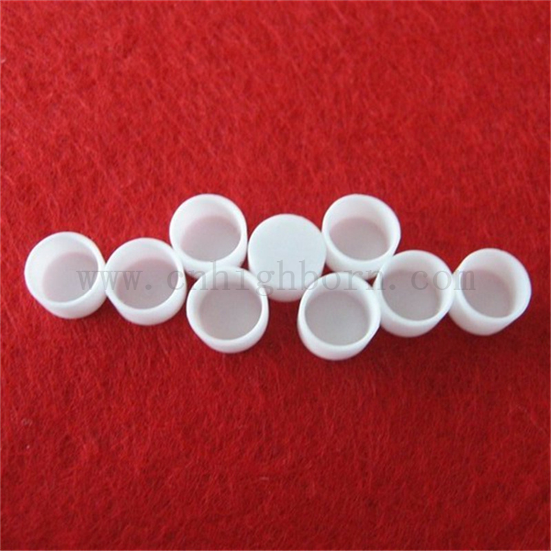 99 Crucible en alumine avec couvercle Small Boat en céramique AL2O3 en céramique