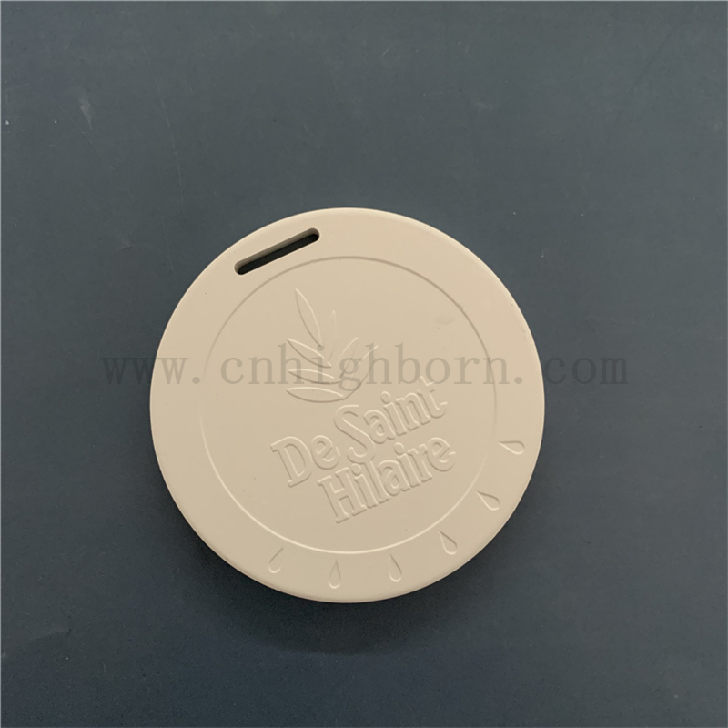 Logo à double côté suspension d'huiles essentielles parfumées à l'huile essentielle en pierre Plate arôme