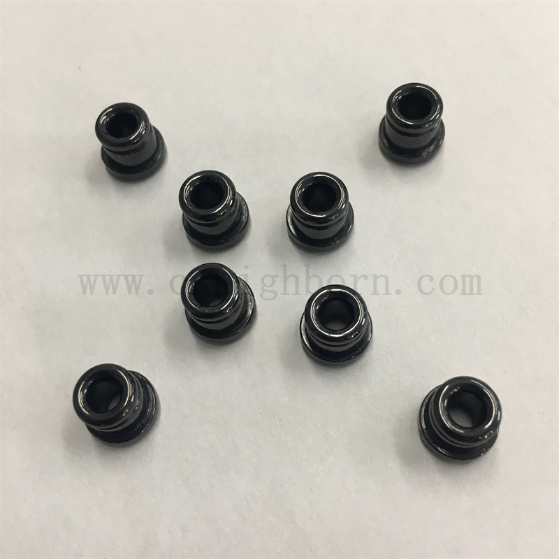 Usure résistance Black Titanium Oxyde en céramique Eyelet Textile Céramique Fil Fil Guide