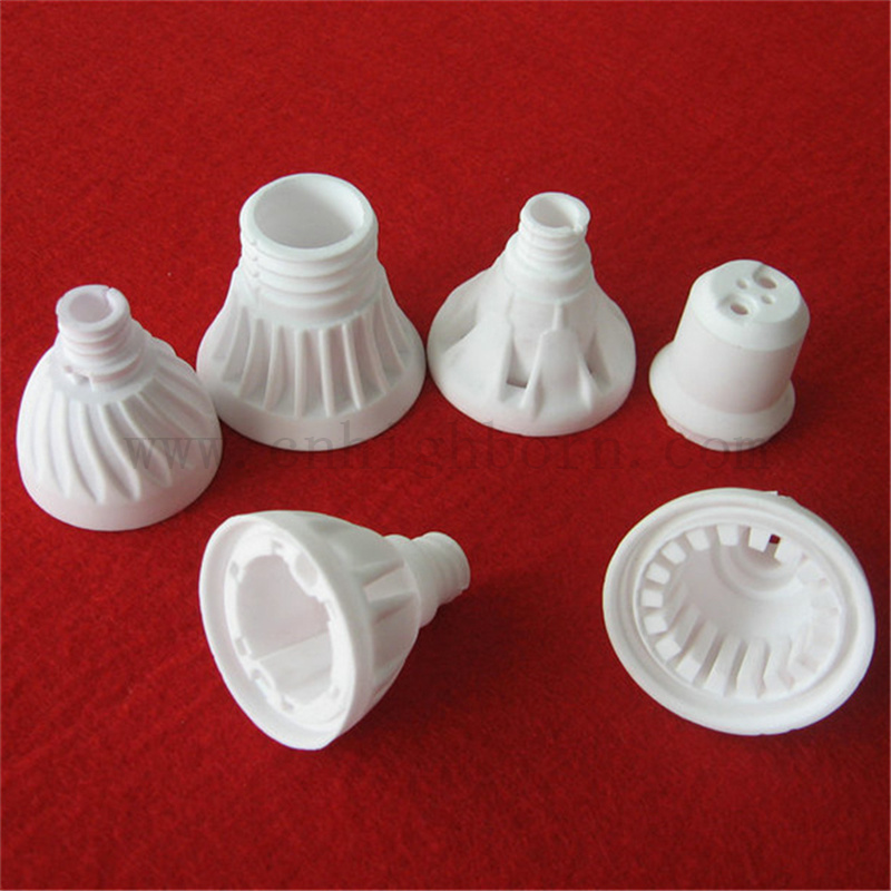 Alumina Ceramic Lampeder Polder AL2O3 AL2O3 lampe irrégulière