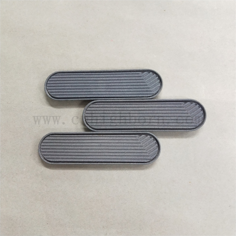 Feuille de céramique poreuse personnalisée rayures en pierre parfumée pour l'aromathérapie