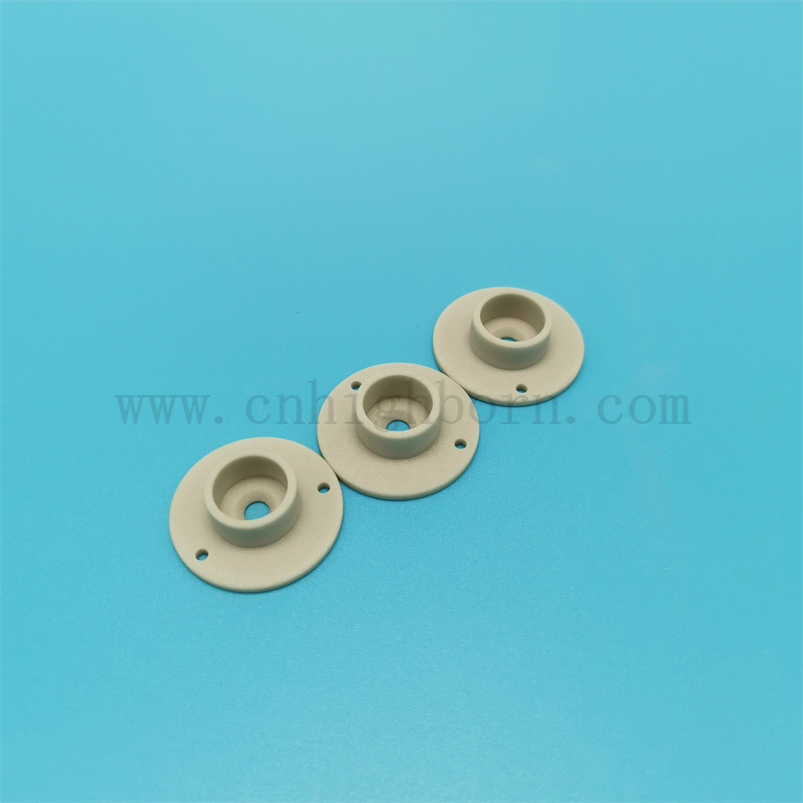 Usinage de précision ALN ​​RING Aluminium Nitrure Céramique Isulatrice 