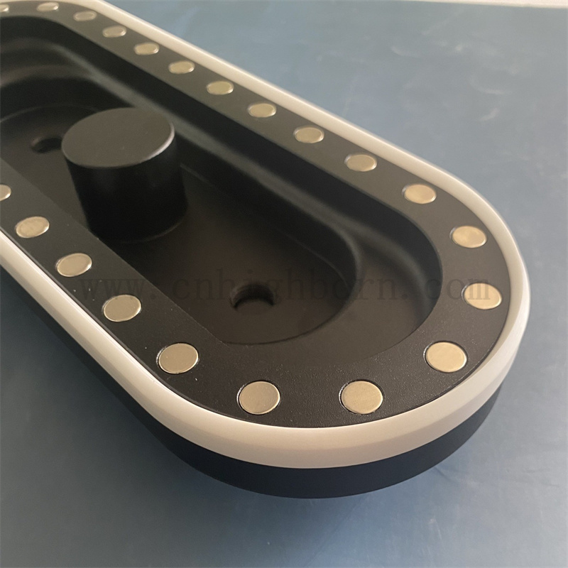  Tasse d'encre scellée avec anneau en céramique ZRO2 pour les pièces de machines d'impression de pad 