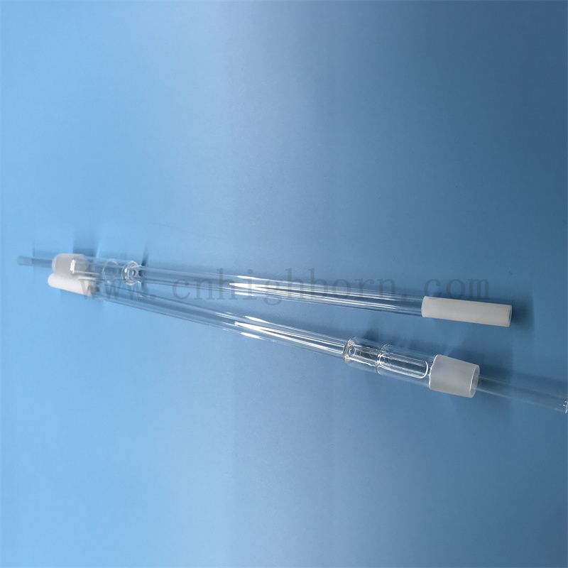 Forme de forme personnalisée à la chaleur à la chaleur tube de quartz en verre de silice fusionnée