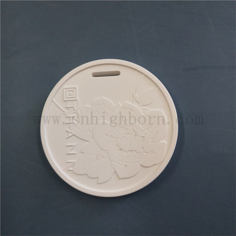 Logo voiture personnalisée suspendue à arôme en céramique en plâtre diffuseur en plâtre