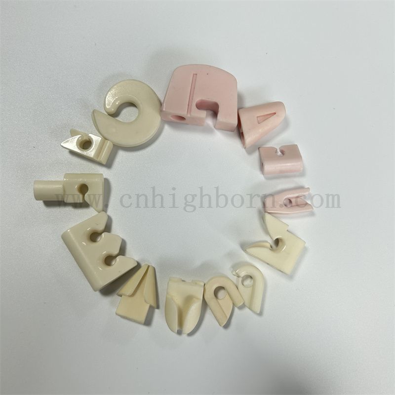 Personnalisé 99,5% AL2O3 Textile Ceramic Alumina Ceramic Hook Guide
