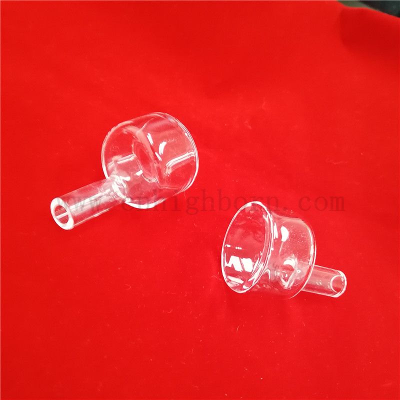  Résistance à la chaleur Taille personnalisée et forme transparente de la verrerie de quartz de silice fusionnée