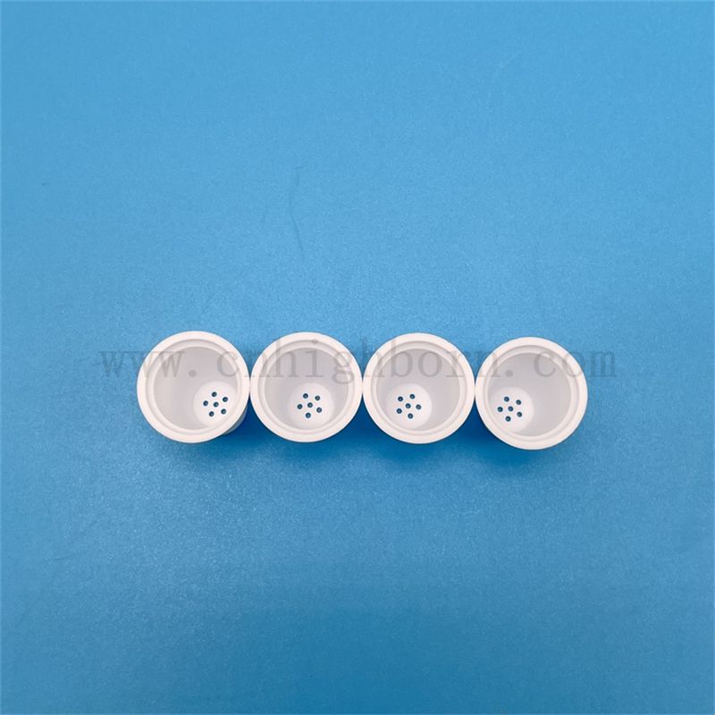 Créamie de chauffage d'herbe sec en céramique d'herbe sec à 95% personnalisée 95% avec trous inférieurs