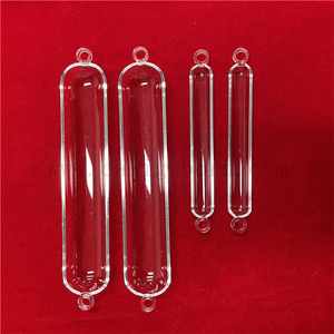  Bateau en verre de quartz d'instrument de quartz clair de recherche de laboratoire de résistance thermique 